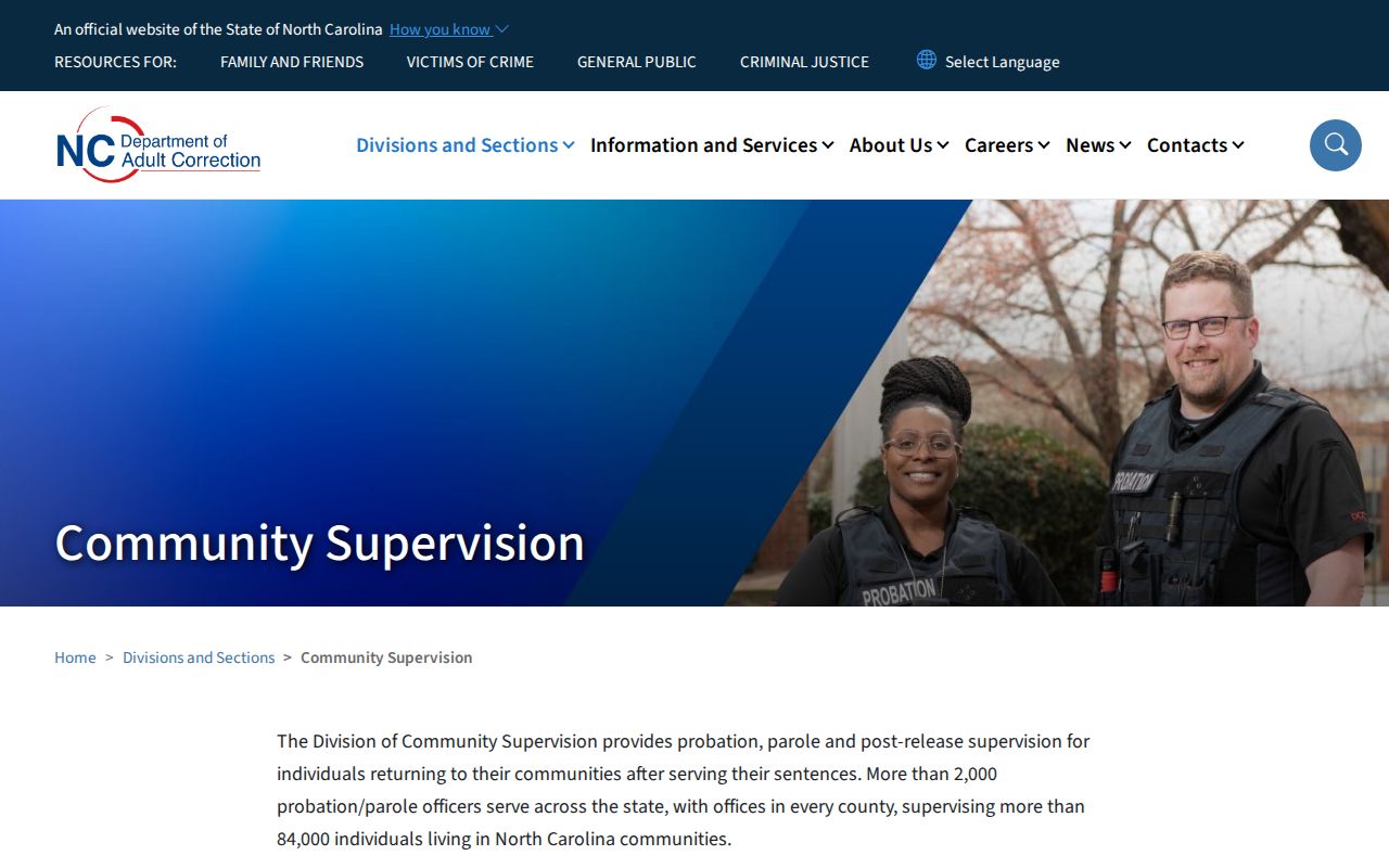 Robeson County criminal court records and Community Supervision information
